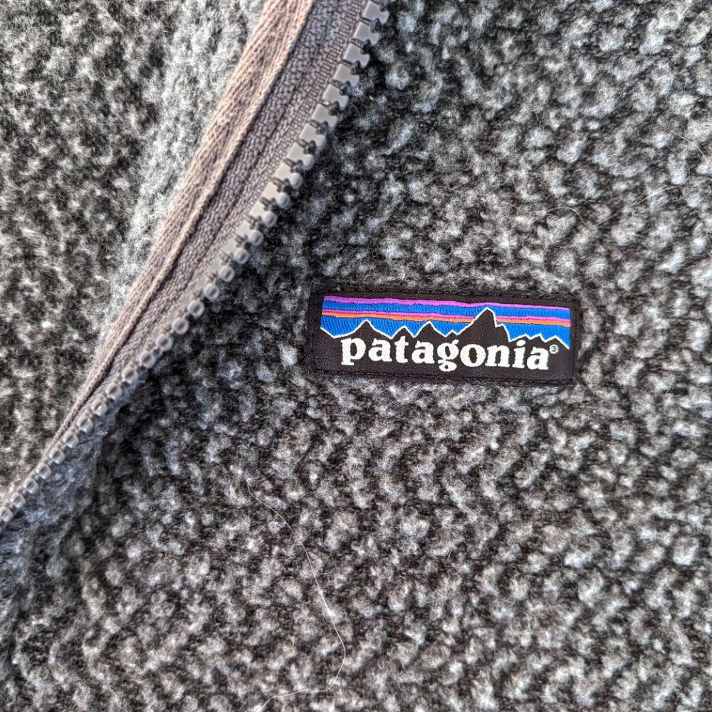 Patagonia Fleece Quarter Zip Pullover | Cozy Outdoor Jumper - Picture 3 of 4